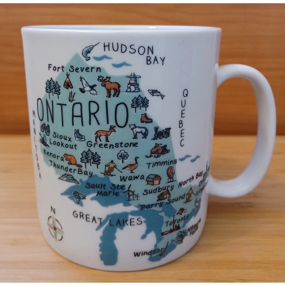Ontario My Place 222 Fifth Porcelain Jumbo 24 Oz Coffee Mug